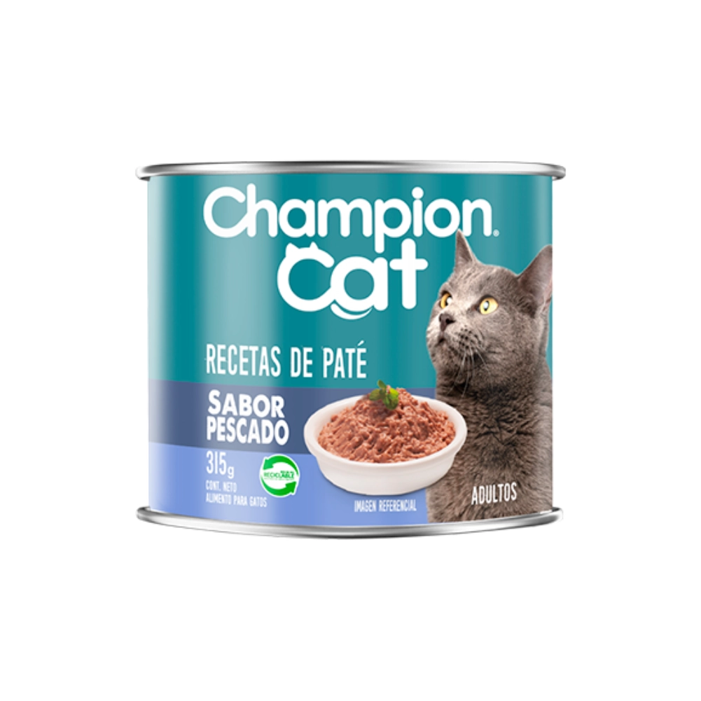 championcat-lata-pescado Champion Cat Lata Sabor Pescado 315gr