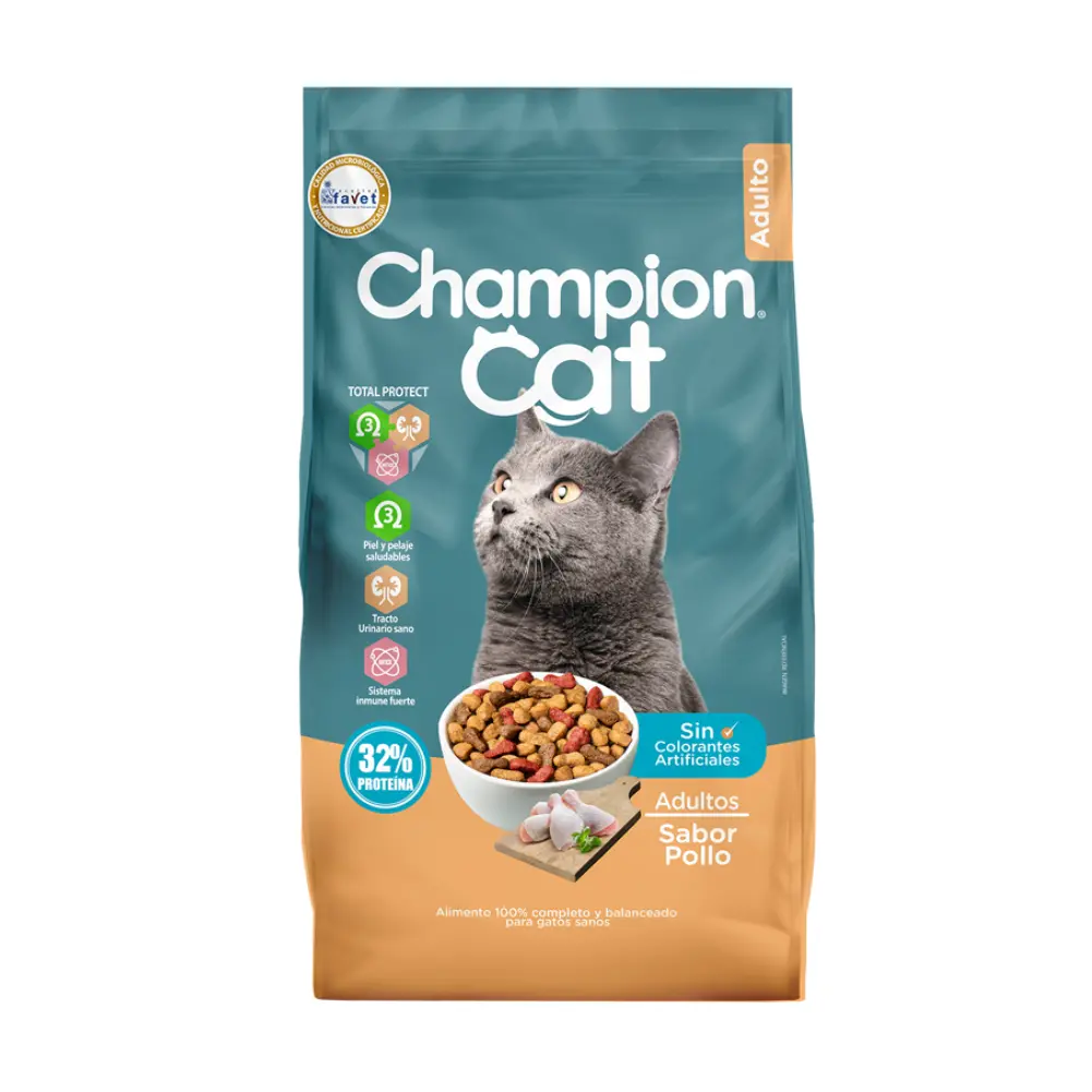 championcat-pollo Champion Cat Sabor Pollo 8kg