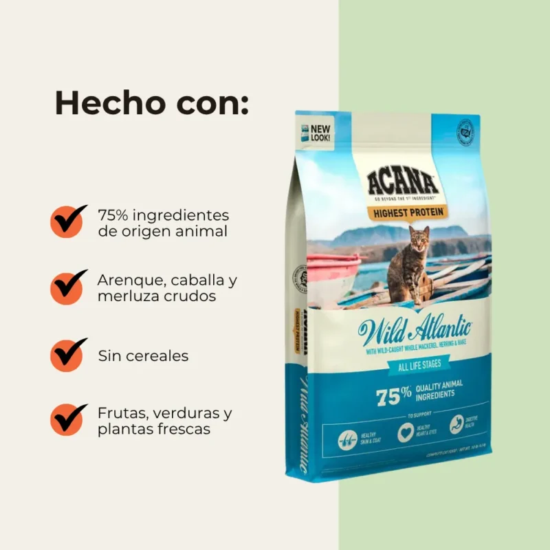 Acana Gato Wild Atlantic 4.5 Kg