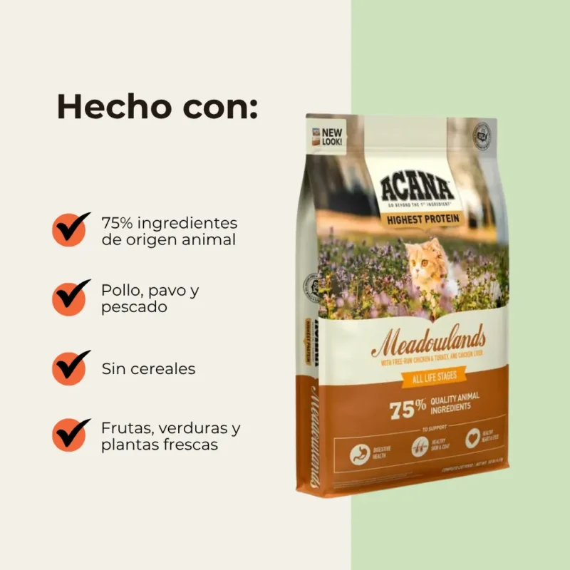 Acana Gato Meadowlands 4.5kg