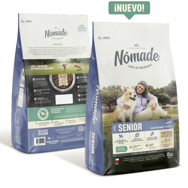 Nómade Senior Razas Medianas y Grandes 15 kg