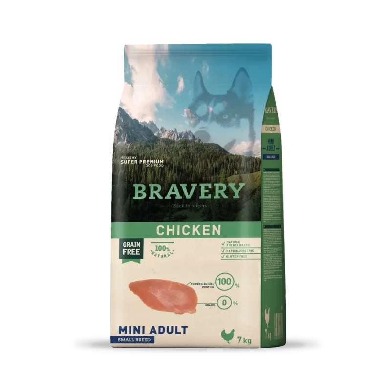 Bravery Mini Adulto Pollo 7kg