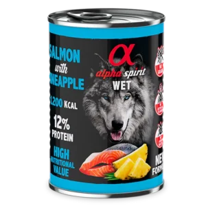 Alpha Spirit Lata Salmón con Piña (400 gr)